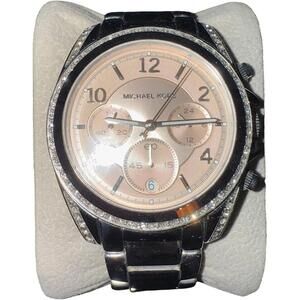 Michael Kors Women's Chronograph Watch with Crystal Accents